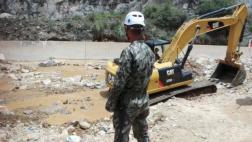 Tres soldados fueron sepultados por un huaico en el Vraem