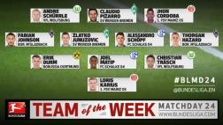Claudio Pizarro dentro del 11 ideal de la fecha en Bundesliga