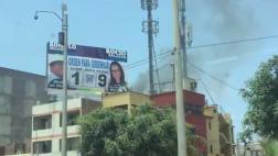 Chorrillos: reportan incendio cerca de Plaza Lima Sur