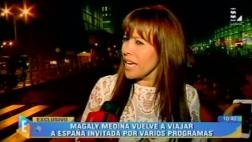 Magaly Medina viajó a España invitada por programa de TV