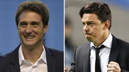 Barros Schelotto contra Gallardo, el otro duelo del Boca-River