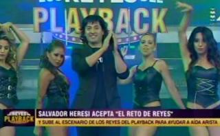 Salvador Heresi bailó en "Los reyes del playback"