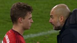 Pep Guardiola y su ofuscada reacción contra juvenil del Bayern