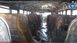 Guatemala: Estalla bomba en autobús de transporte público