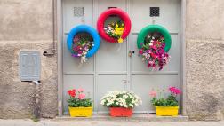 Incorpora llantas a tu decoración con estas creativas ideas