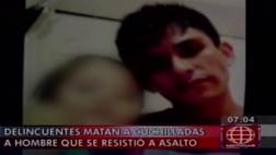 Ate: vendedor fue asesinado a cuchillazos por resistirse a robo