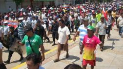 Ucayali: 11 detenidos y un herido en huelga regional indefinida