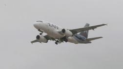 San Martín: LAN se pronunció por impacto de rayo en avión