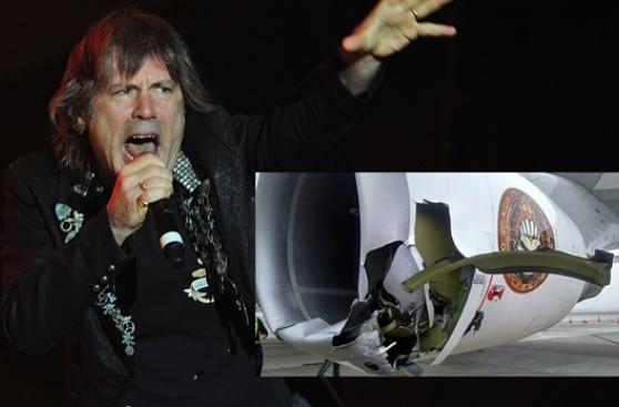 Iron Maiden: avión de la banda chocó con tractor