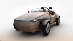 Toyota Setsuna, un roadster hecho de madera