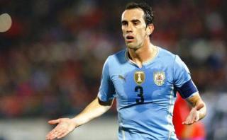 Diego Godín será baja en Uruguay por lesión ante Brasil y Perú