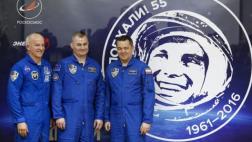 Astronautas llegan a la EEI para investigar viajes a Marte