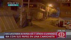 Niña secuestrada por delincuentes fue hallada en casa en VMT