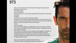 Gianluigi Buffon y la emotiva carta dedicada ¡al arco!
