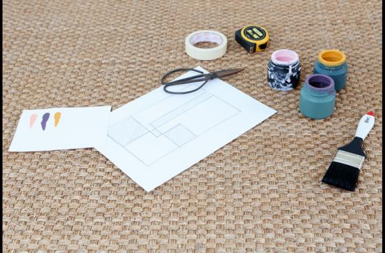 Dale un nuevo look a tus alfombras con toques de pintura