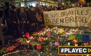 Bruselas se llena de mensajes de solidaridad tras los atentados