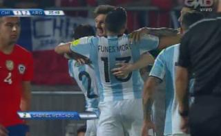 Chile vs. Argentina: golazo de Mercado para el 2-1 albiceleste