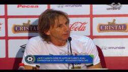 Gareca y su reacción ante crítica de periodista en conferencia
