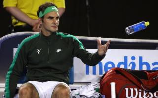 Roger Federer se retiró de Miami por problema estomacal