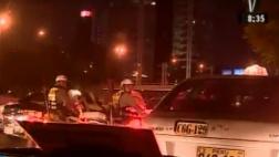 Balacera en plena Vía Expresa dejó un muerto este fin de semana