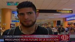Carlos Zambrano: "Con Venezuela perdimos dos puntos tontamente"
