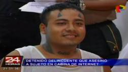 Capturan a "El diablo" por matar a sujeto en cabina de internet