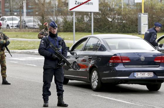 Bruselas sigue blindada por policías a una semana del 22-M