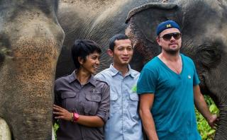 Leonardo DiCaprio se reúne con ambientalistas en Indonesia 