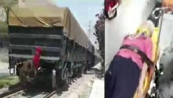 Anciana perdió dedos del pie al ser atropellada por tren