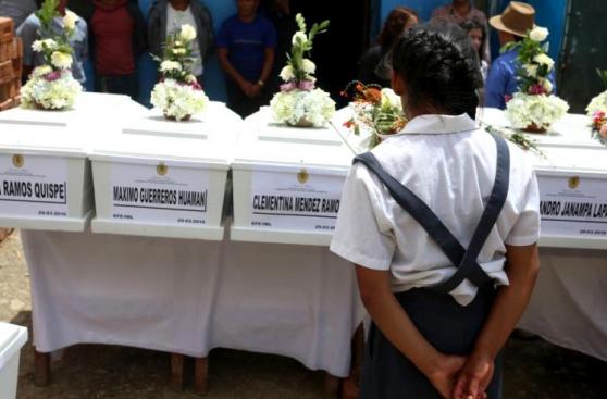 Emotivo fue el recibimiento a 40 campesinos asesinados por SL