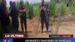Paramonga: delincuentes roban 2 camionetas y matan a empresario