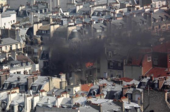 Los graves daños que dejó la explosión en el centro de París 