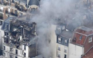 Explosión en París deja ocho heridos y un edificio en ruinas