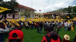 Santos cierra campaña en Cajamarca con audio grabado en prisión