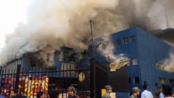 Incendio afectó Cuartel General de la FAP en Jesús María