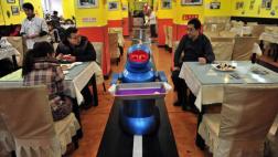 Restaurante chino despide a sus camareros robots