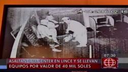 Asaltan call center y se llevan equipos valorizados en S/40 mil