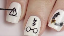 Logra una manicure al estilo Harry Potter con este tutorial