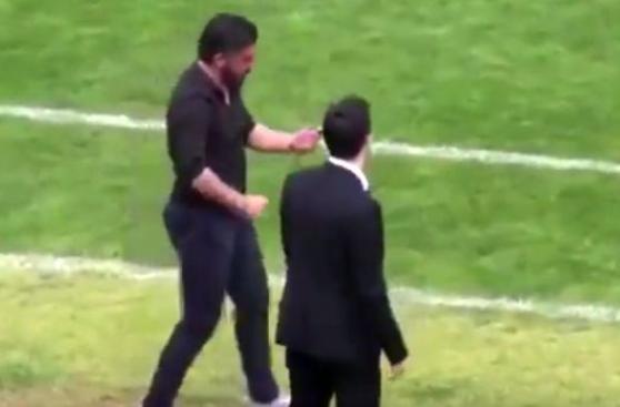 Gennaro Gattuso ahora es entrenador y golpeó a su asistente