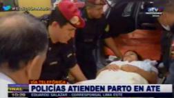 Santa Anita: policías ayudan a dar a luz a mujer en su vivienda