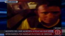 Estaban ebrios, agredieron a policías y aseguraron ser del INPE