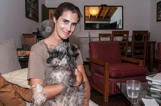 Vanessa Saba, apasionada socorrista de animales desamparados