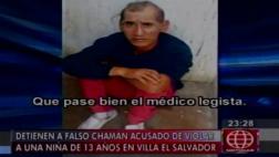 VES: falso chamán fue detenido por violación a menor de 13 años