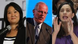ONPE al 95,05%: Keiko 39,81%, PPK 21,00%, Verónika 18,82%