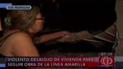 Rímac: 4 heridos tras violento desalojo por Línea Amarilla