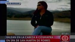 Sicario balea a cosmiatra frente a su esposo e hija en SMP