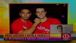 Nicola y Angie Arizaga le responden con dureza a Rafael Cardozo