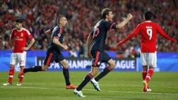 Bayern Múnich empató 2-2 ante Benfica y clasificó a semifinales