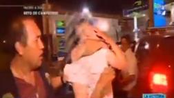 La Victoria: hinchas colombianos y comerciantes se enfrentaron