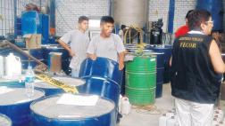 Descubren un laboratorio de droga en vivienda de Carabayllo